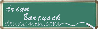 Arian Bartusch Visitenkarte
